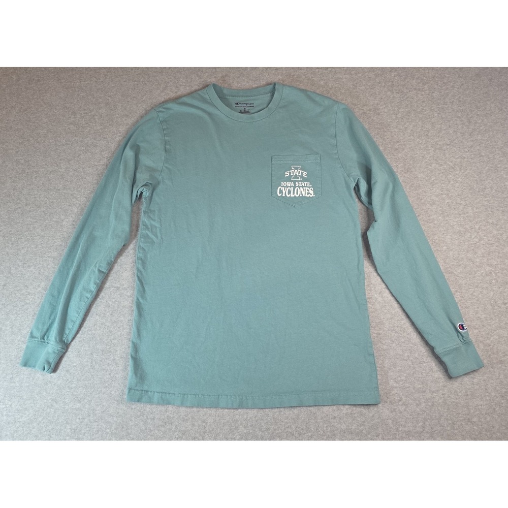 Champions Iowa State Cyclone Long Sleeve Teal Top Sz M